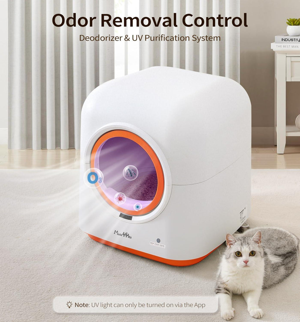 60L Automatic Self-Cleaning Litter Box