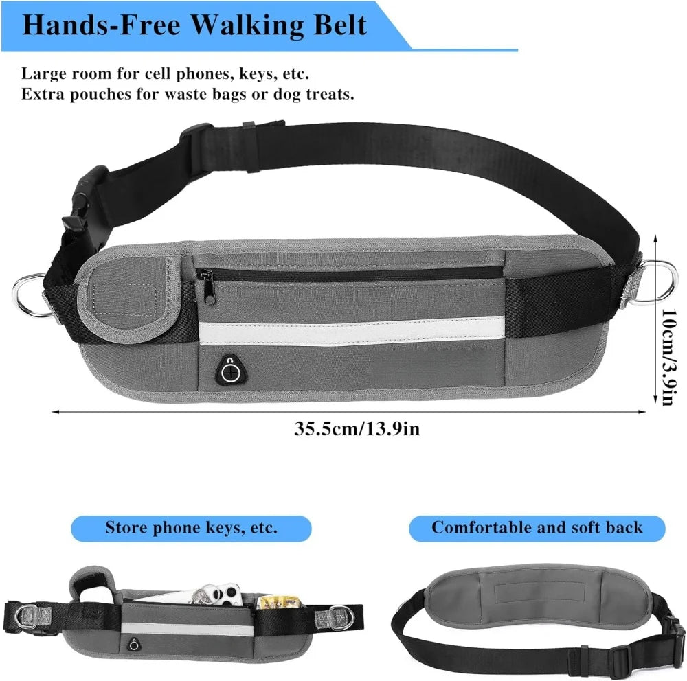Hands‑Free Bungee Dog Leash — Reflective, Comfortable & Built for Active Lifestyles