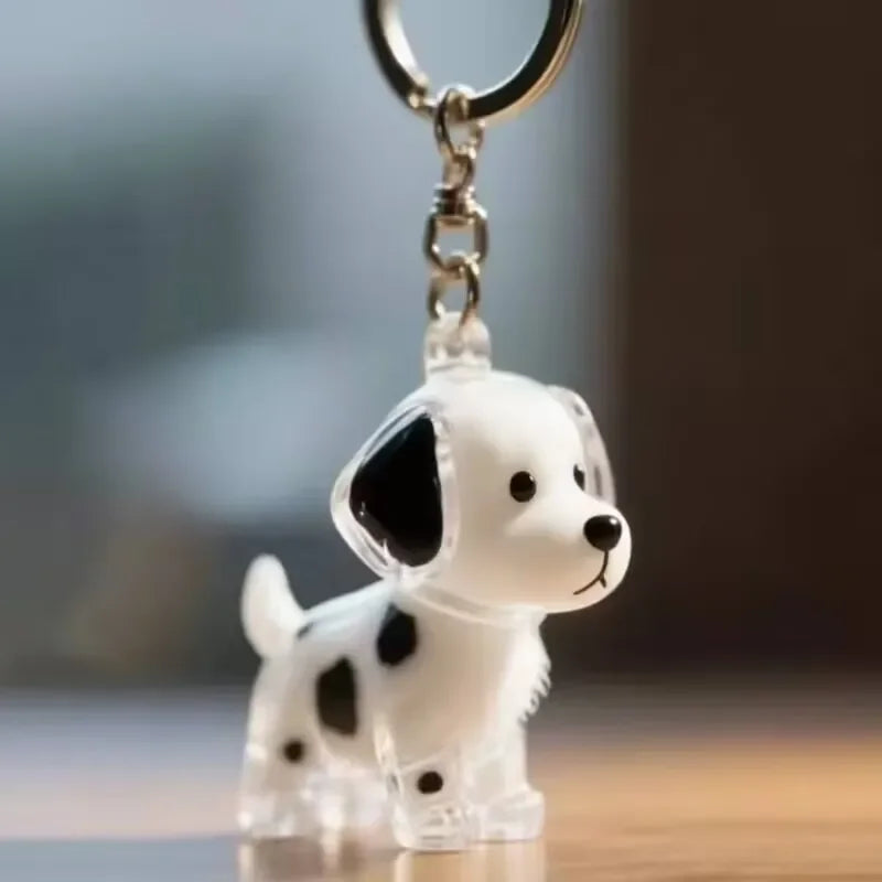 Dog Hair Keepsake Keychain — Personalized Memory Pendant & Pet Remembrance Gift