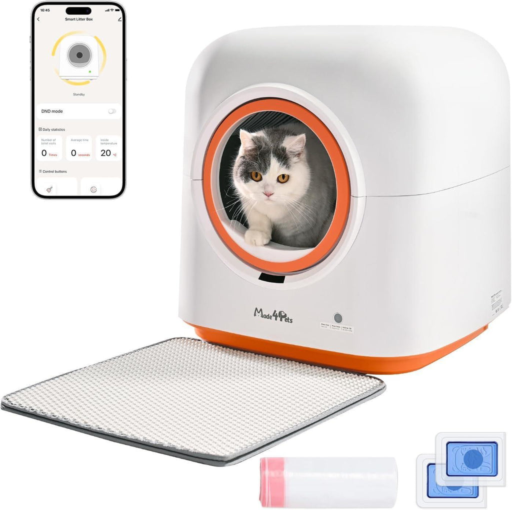 60L Automatic Self-Cleaning Litter Box