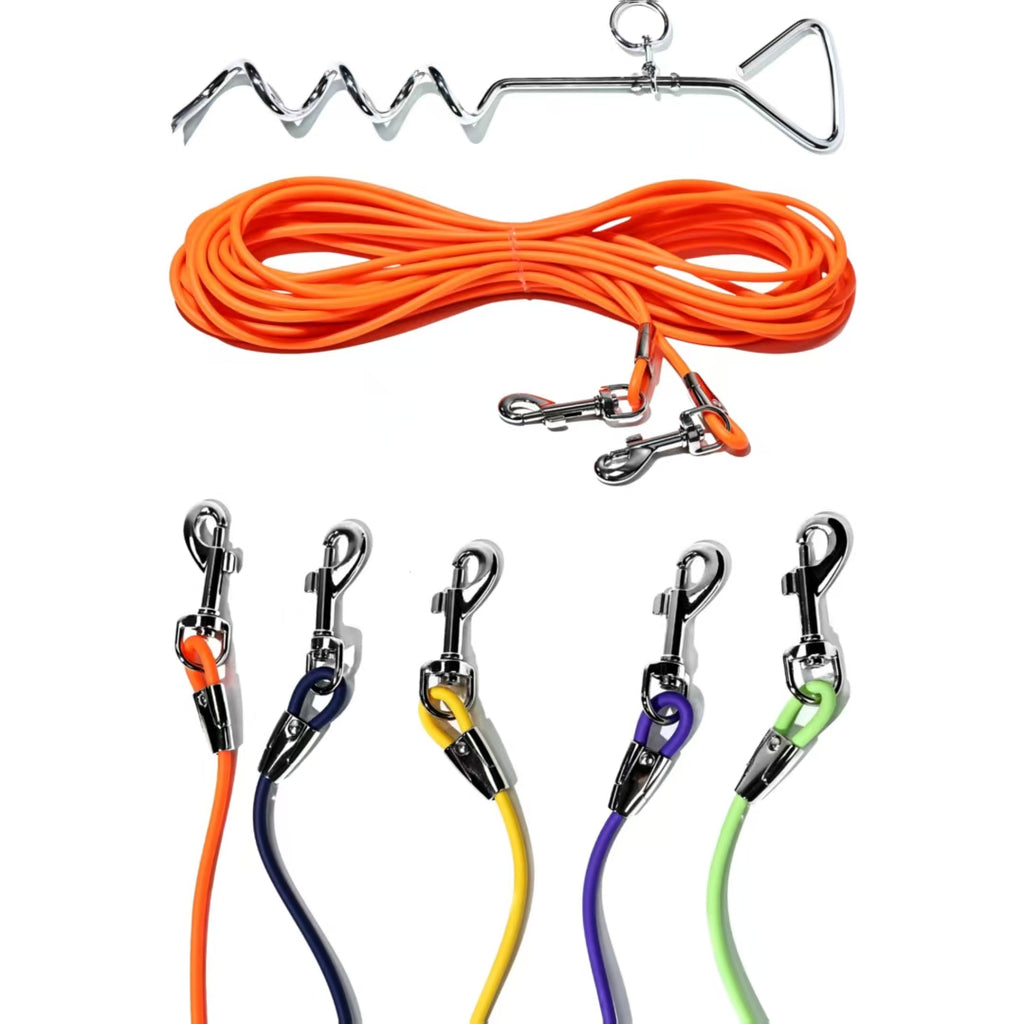 30FT Ground Stake Dog Tie Out