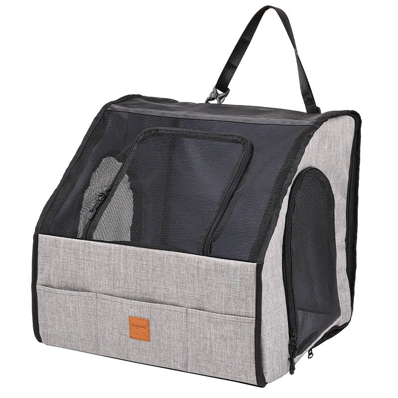 Foldable Waterproof Car Pet Seat - Grey