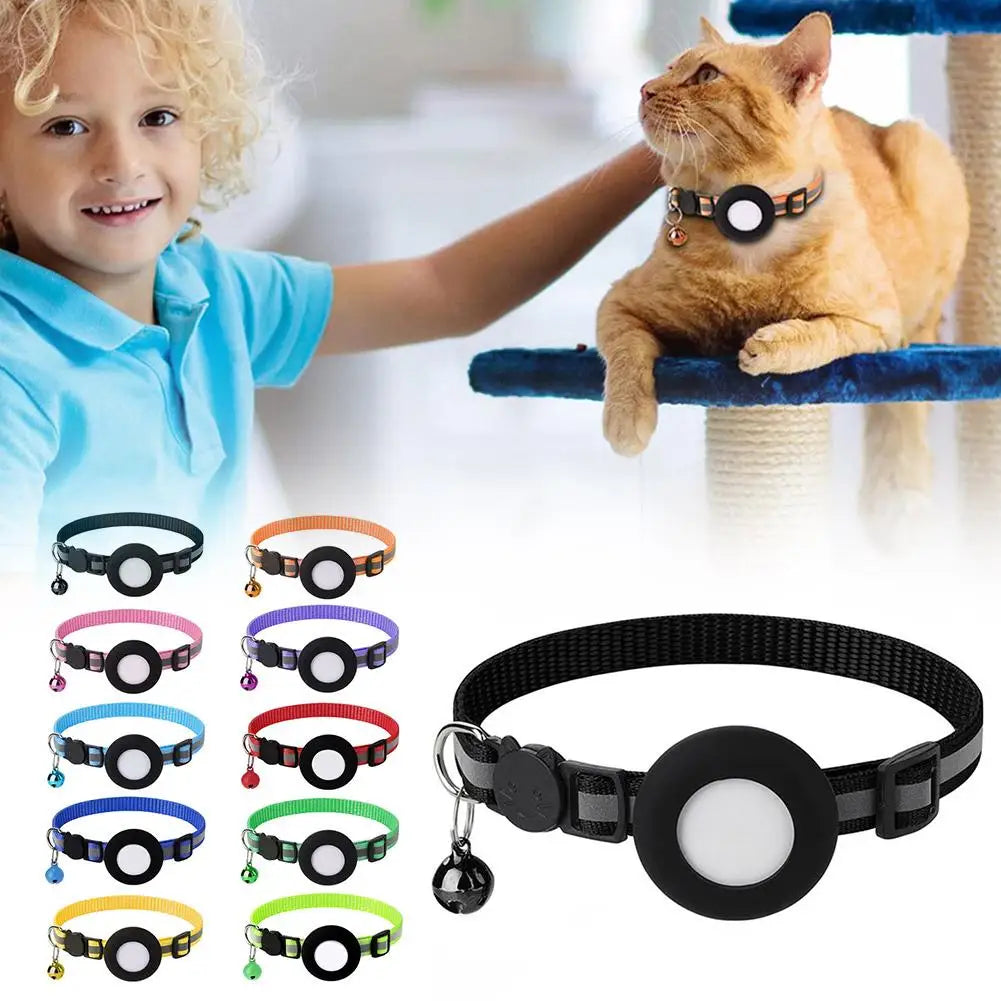 Reflective Cat Collar with Airtag Case — Anti‑Lost Safety for Curious Cats