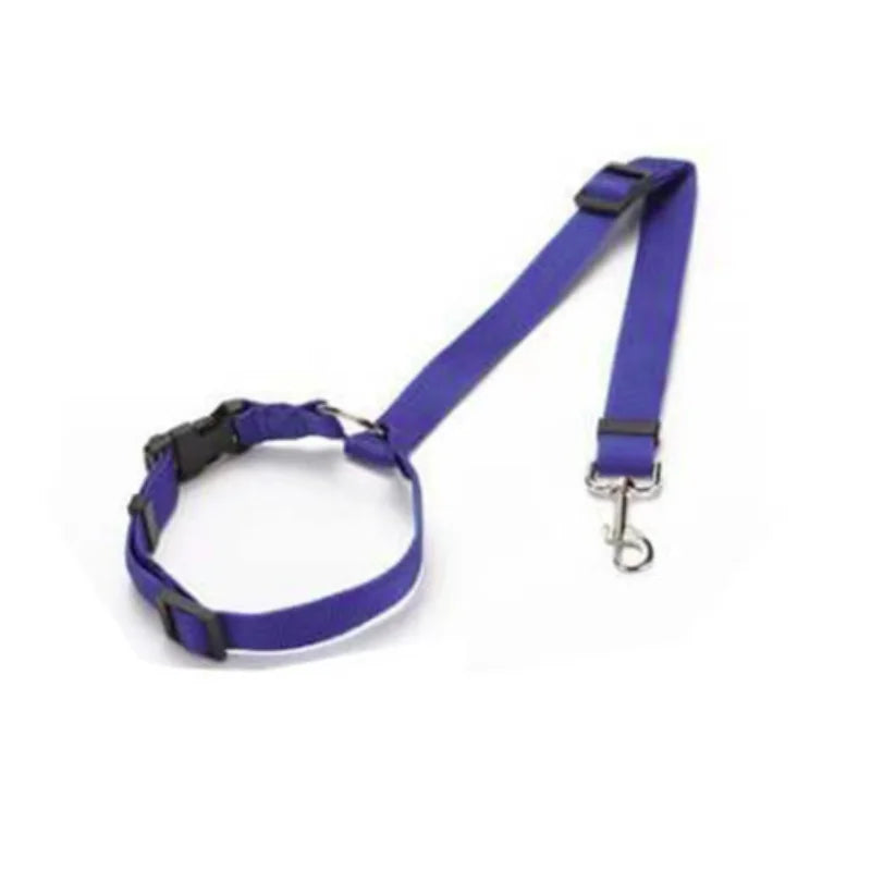 Adjustable Reflective Pet Car Seat Belt – Travel Safety Leash for Dogs & Cats