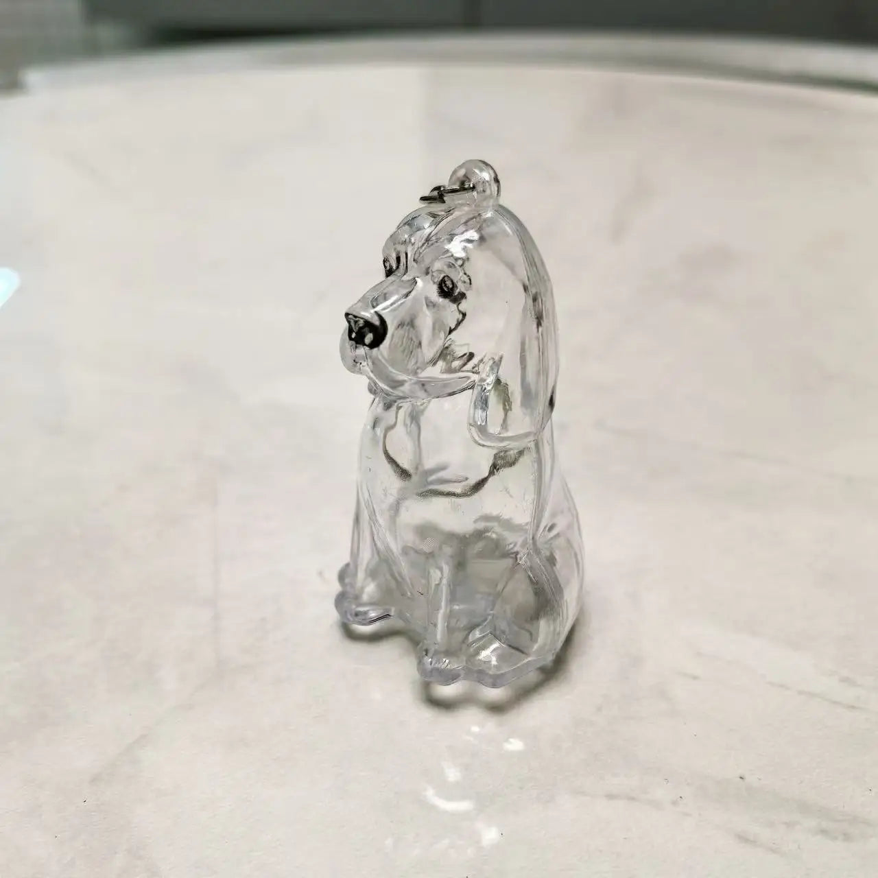 Dog Hair Keepsake Keychain — Personalized Memory Pendant & Pet Remembrance Gift