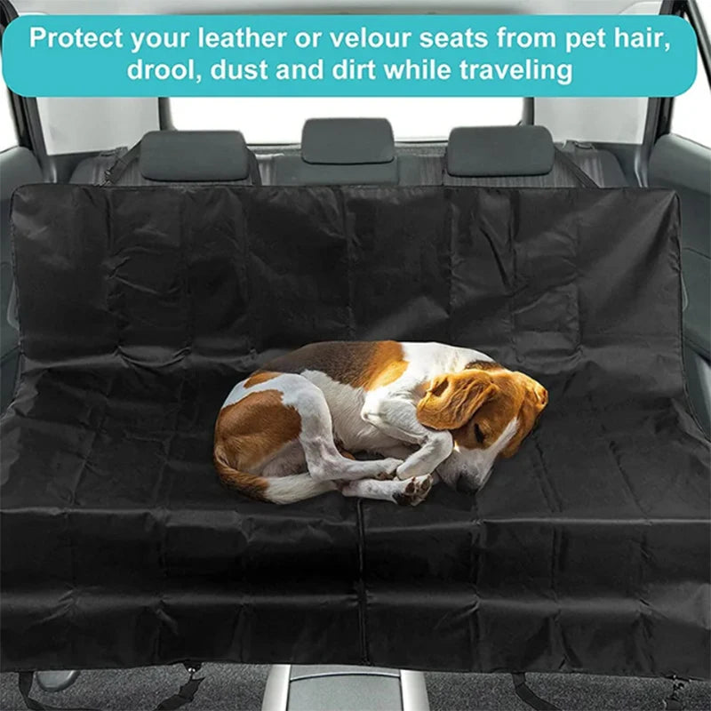 Waterproof 600D Oxford Dog Car Seat Cover — Full‑Coverage Car Protection for Pet Travel