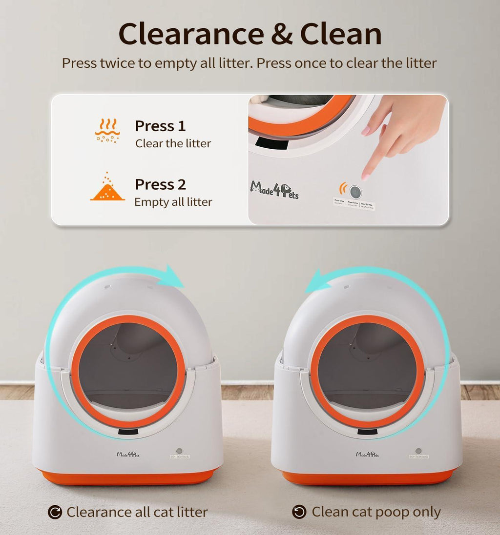 60L Automatic Self-Cleaning Litter Box