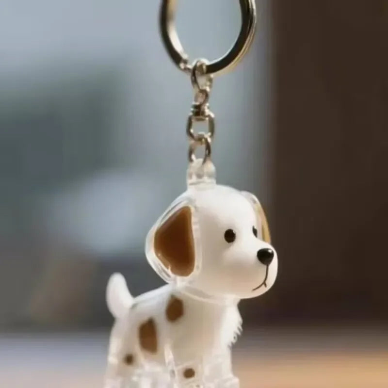 Dog Hair Keepsake Keychain — Personalized Memory Pendant & Pet Remembrance Gift