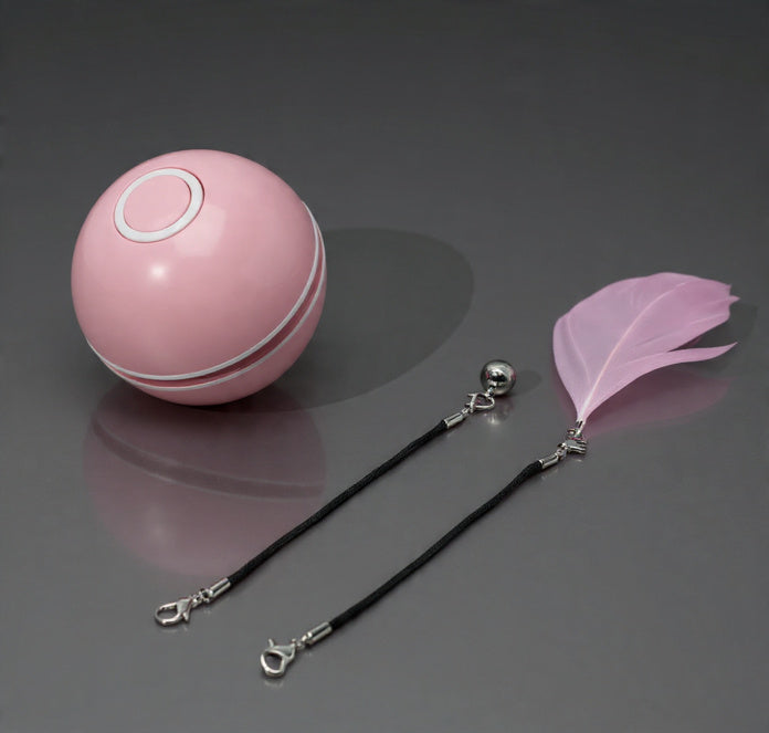 LED Laser Rolling Cat Toy Ball