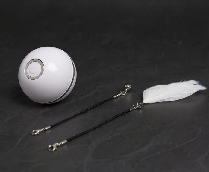 LED Laser Rolling Cat Toy Ball