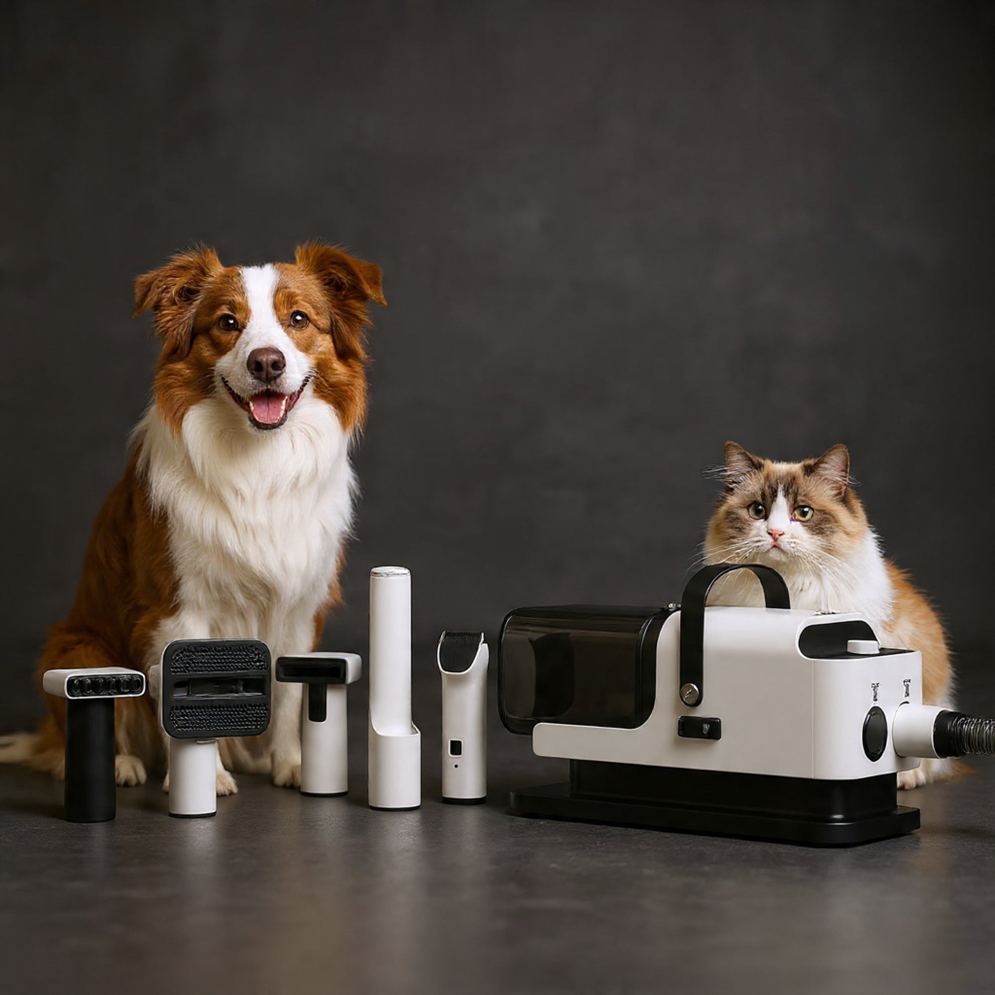 All-in-One Dog Grooming Vacuum, Dryer & Clipper Kit