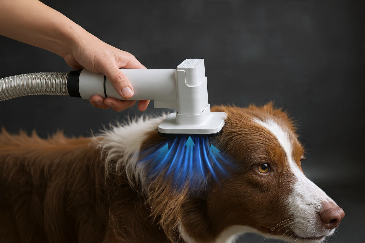 All-in-One Dog Grooming Vacuum, Dryer & Clipper Kit