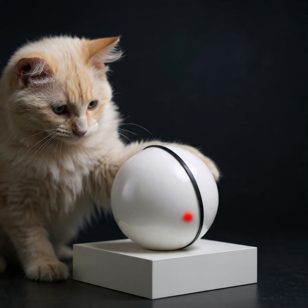 LED Laser Rolling Cat Toy Ball