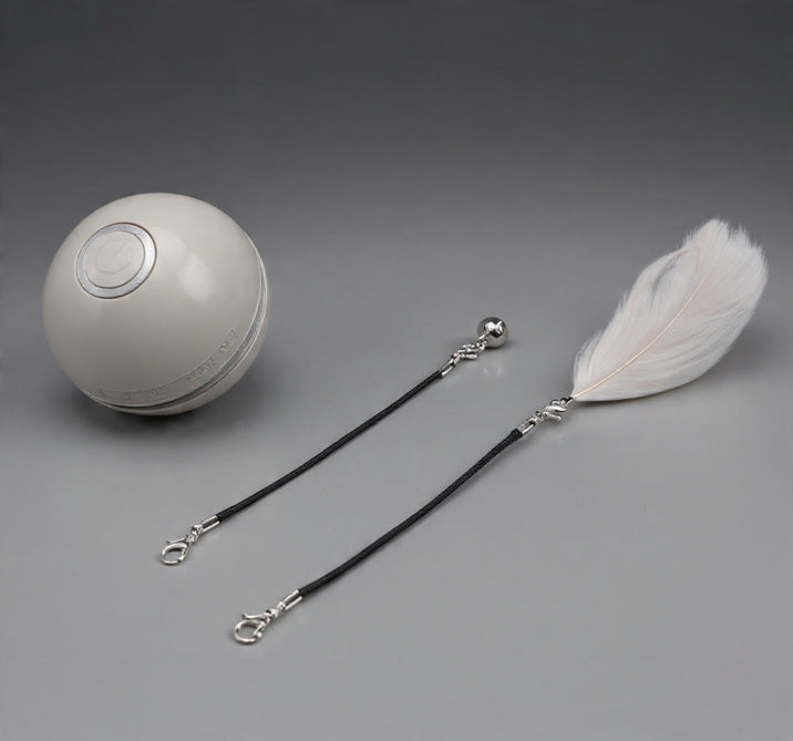 LED Laser Rolling Cat Toy Ball